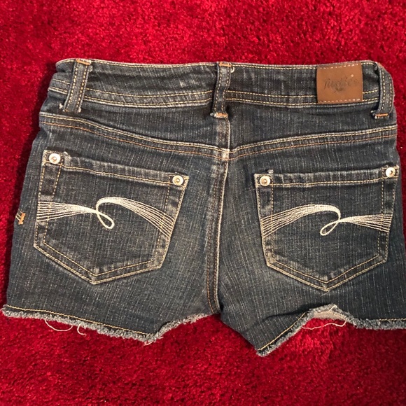 IN EXTENSO Short en denim à patchs fille pas cher